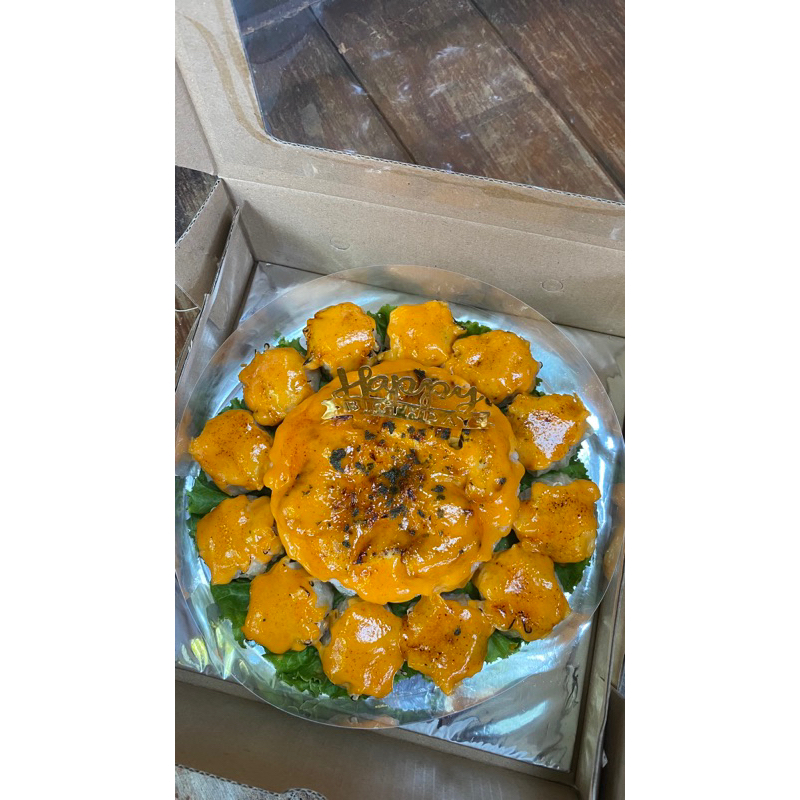 

Dimsum Cake Mentai Isi 16 Pcs Dimsum Ayam Premium