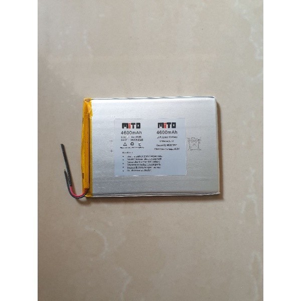 Battery Batre Baterai Tablet Baru All Type Mito 4600 Mah