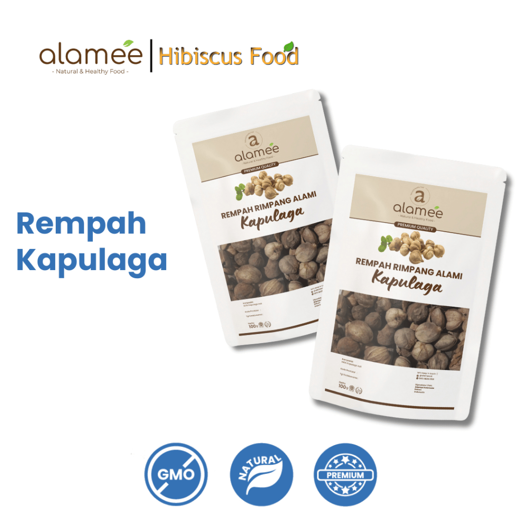 

ALAMEE Kapulaga Kering Lokal Cardamom Kapolaga Kapol Rempah Organik Bumbu Seasoning Masakan 100gr