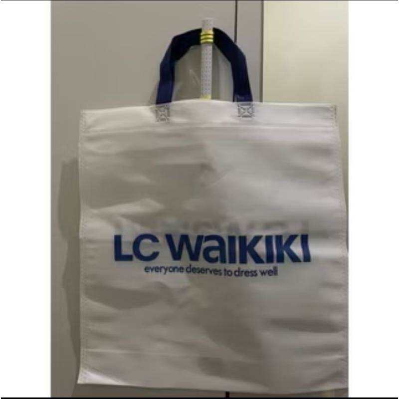 Tas Belanja LC Waikiki Spunbond Jumbo Laundry Tas Sembako Goodiiebag Jumbo
