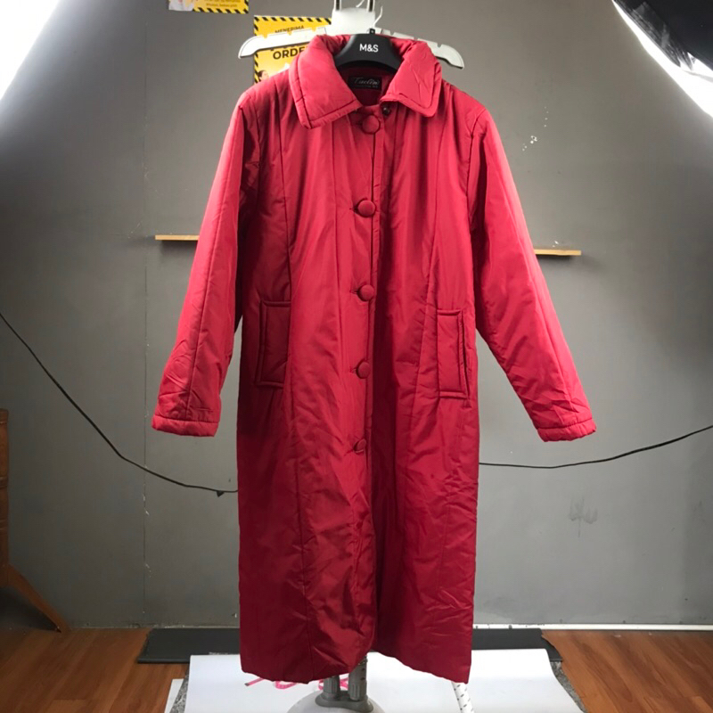 COAT MERAH WANITA SIMPLE