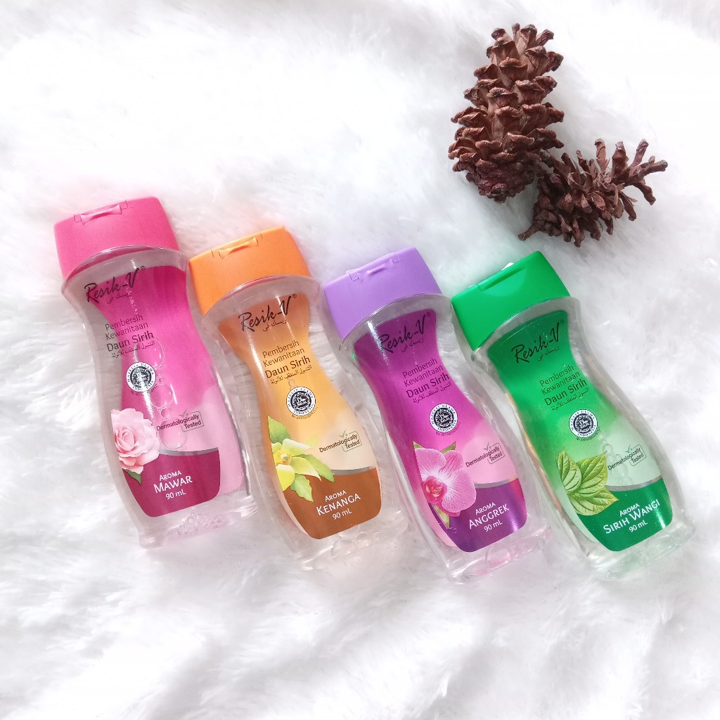 RESIK V | RESIK V DAUN SIRIH 90ML | SABUN KEWANITAAN | FEMININE HYGIENE | PEMBERSIH KEWANITAAN | RES