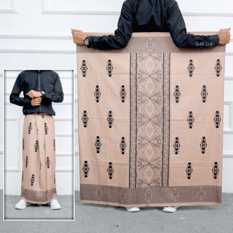 Sarung Batik Dewasa Original Premium Motif Sarwon Hitam Coksu Putih Hijau Botol Biru Navy Abu Abu Te