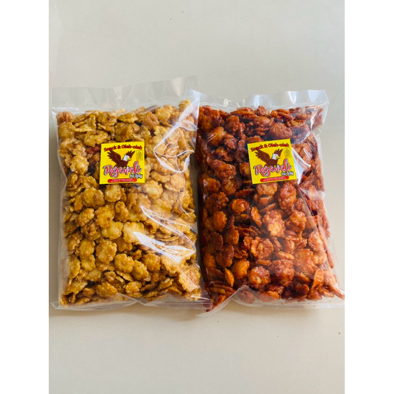 

Gooku 28 Store 500Gr Emping Melinjo Pedas Manis Gongso Gula Merah Lengket Renyah Premium Rajawali Bu