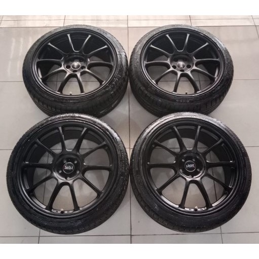 VELG MOBIL RACING RING 19 SEKEN HSR  ZICO LEBAR 8,5 Pcd 5x100 BAN UKURAN 225 45 R19