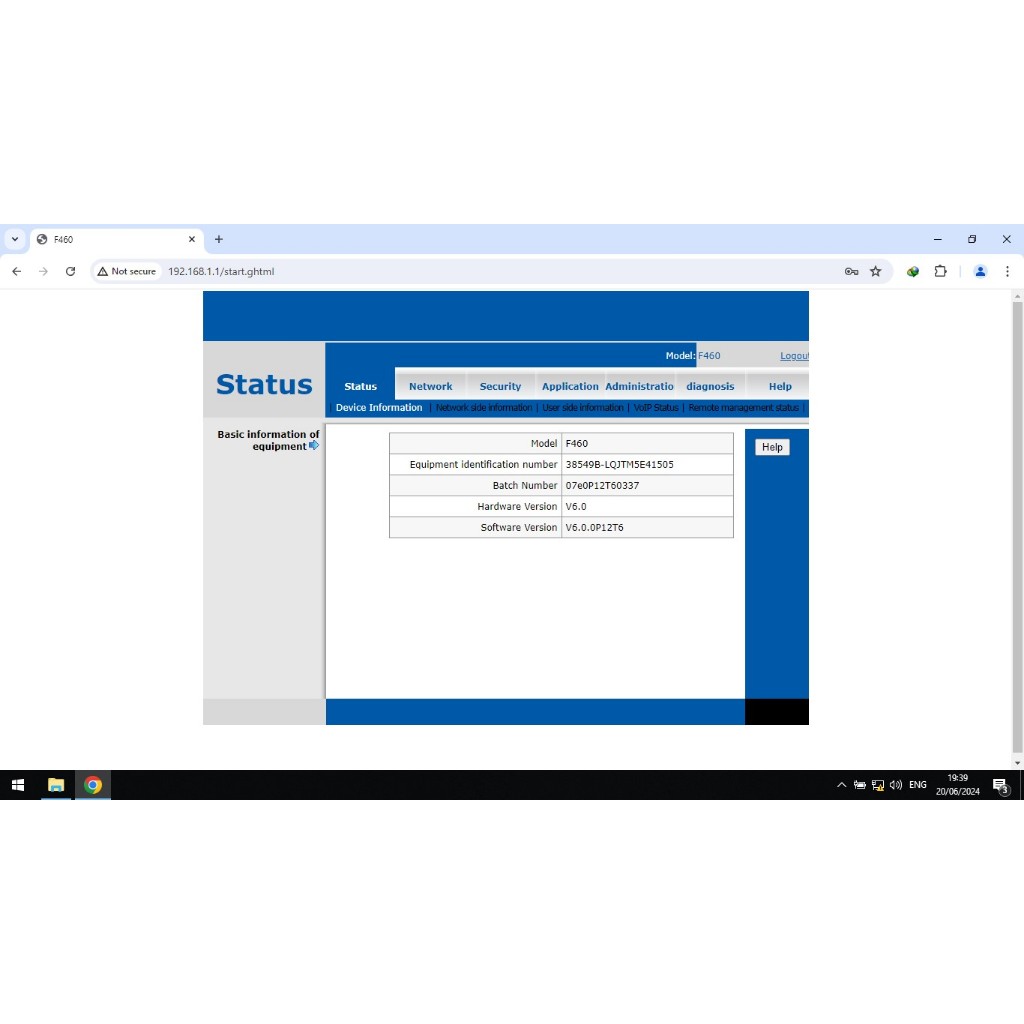 RACIKAN Firmware Flashing FULL ZTE F460 V6 TESTED Biru dan Orange - Firmware Upgrade ZTE F460 V6