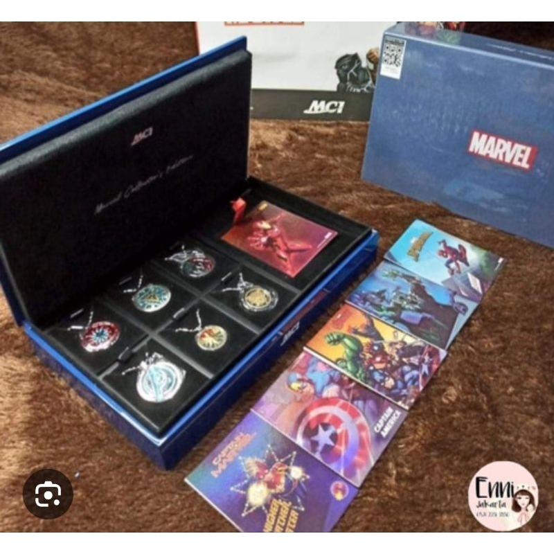 Marvel collections mci ori segel 1 box isi 6 pcs kalung