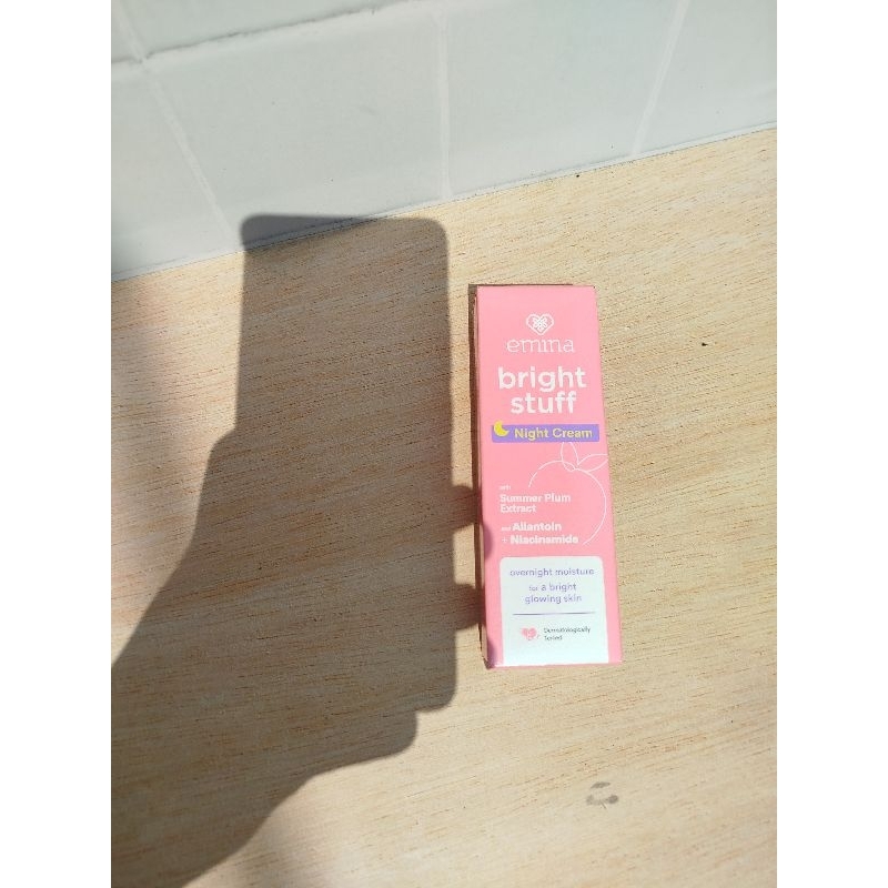 Emina bright stuff night cream