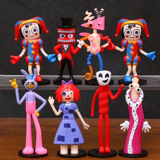 Hadir Terunik  Digital Circus Figure Set  Mainan Digital Circus Kualitas Premium