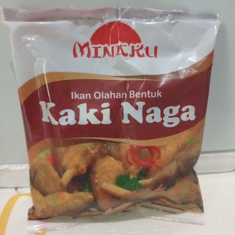 

ikan olahan kaki naga 500gram