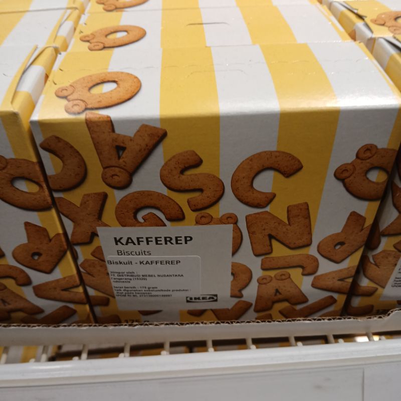 

Ikea Kafferep Biskuit huruf 175gr alphabet ABC biscuit