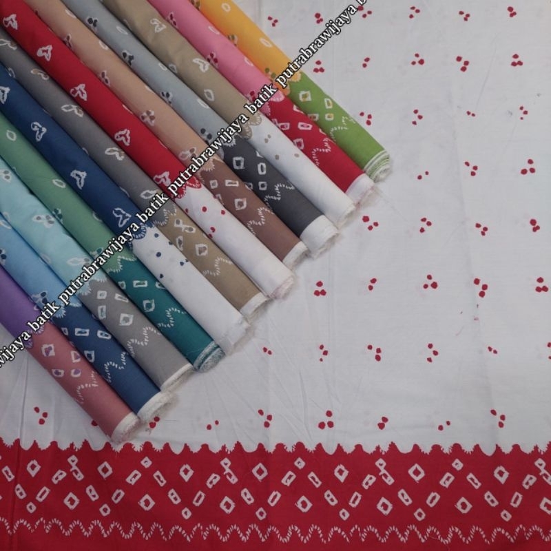 Kain Batik Printing Jumputan Cengkeh Soft Pastel Bahan Tetron Rayon Seragam Bridesmaid Tradisional K