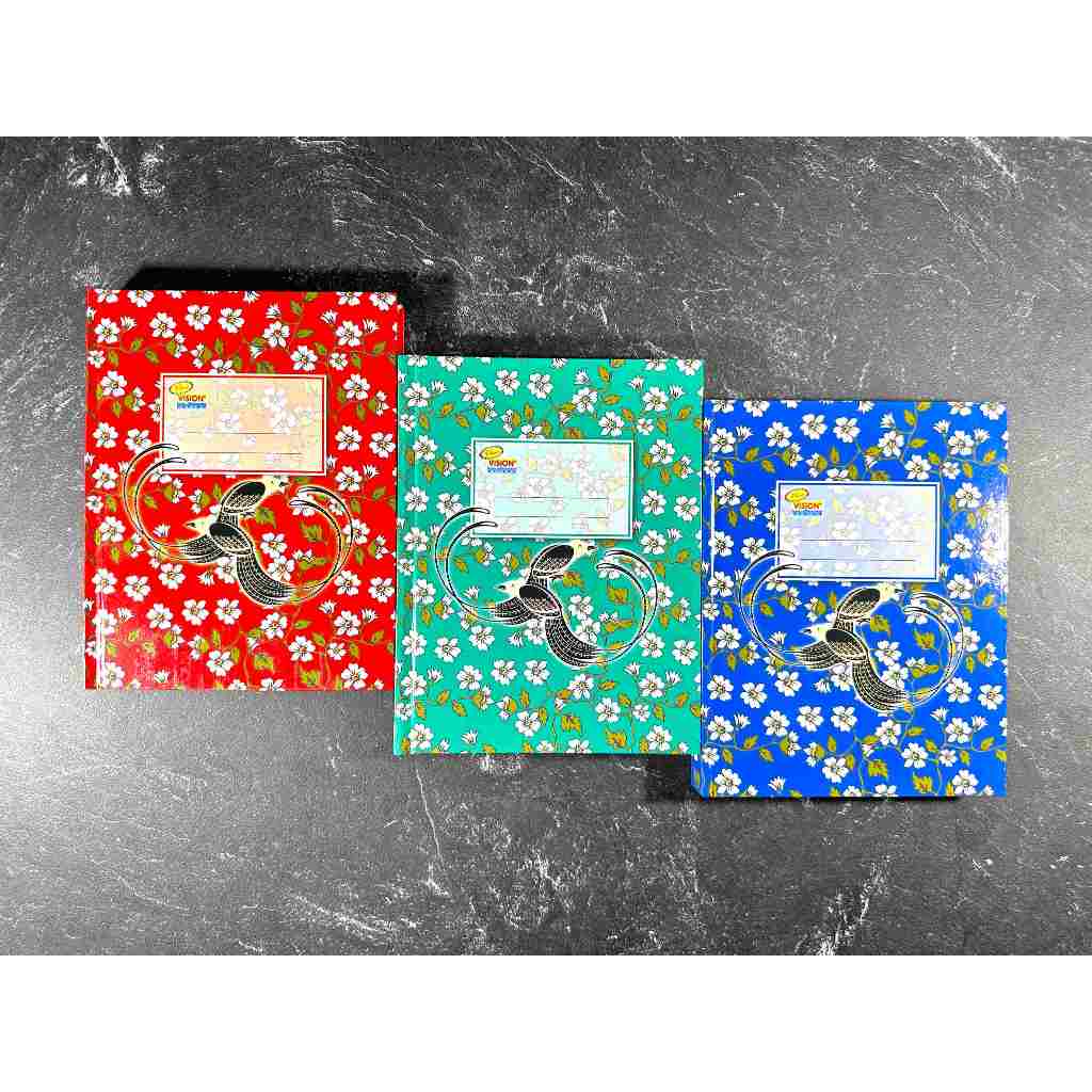 

(PCS)Buku Tulis Hard Cover Vision Quarto 200 Lembar / Hard Cover Quarto 200 Lembar