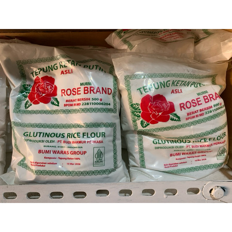 

Tepung Ketan Rose Brand 500gram