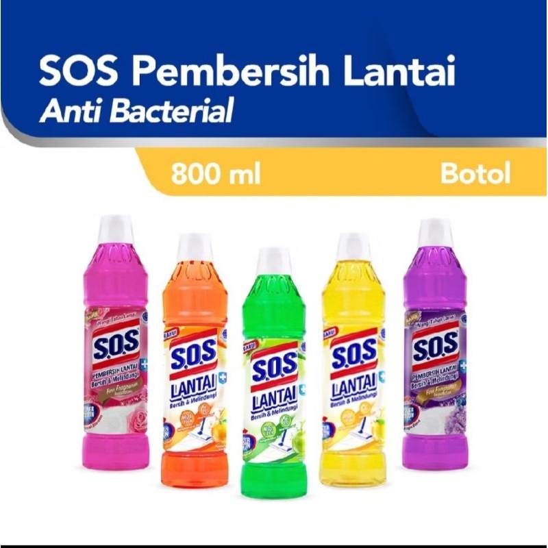 SOS pembersih lantai botol 800 ml