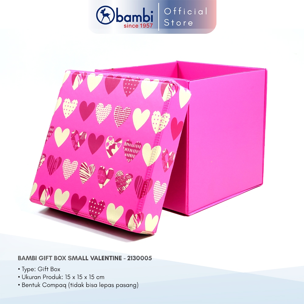 

Bambi Storage Box Edisi Gift Box of Valentine Small Size Original