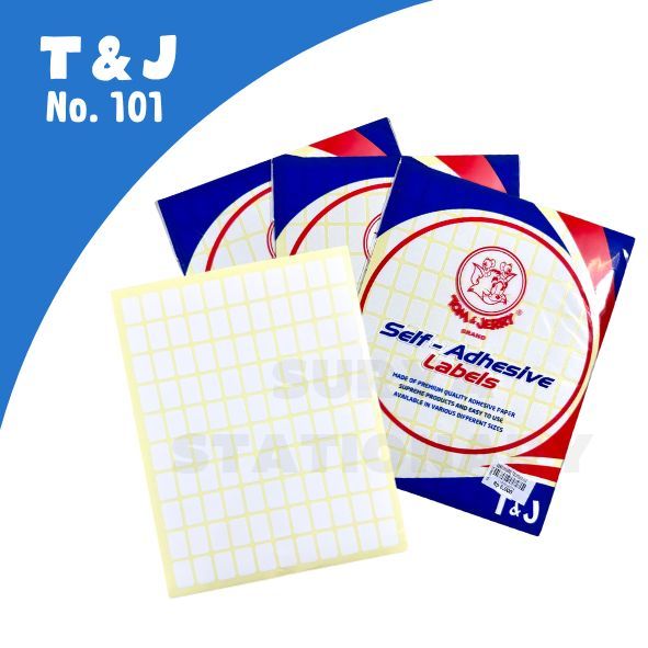 

(SET) KERTAS LABEL T&J 111 / STIKER NAMA / STIKER LABEL HARGA / STIKER KERTAS