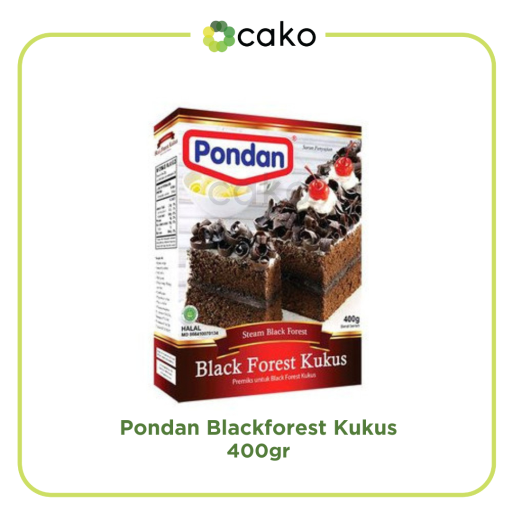 

Pondan Blackforest Kukus 400gr / Tepung Premiks Instan