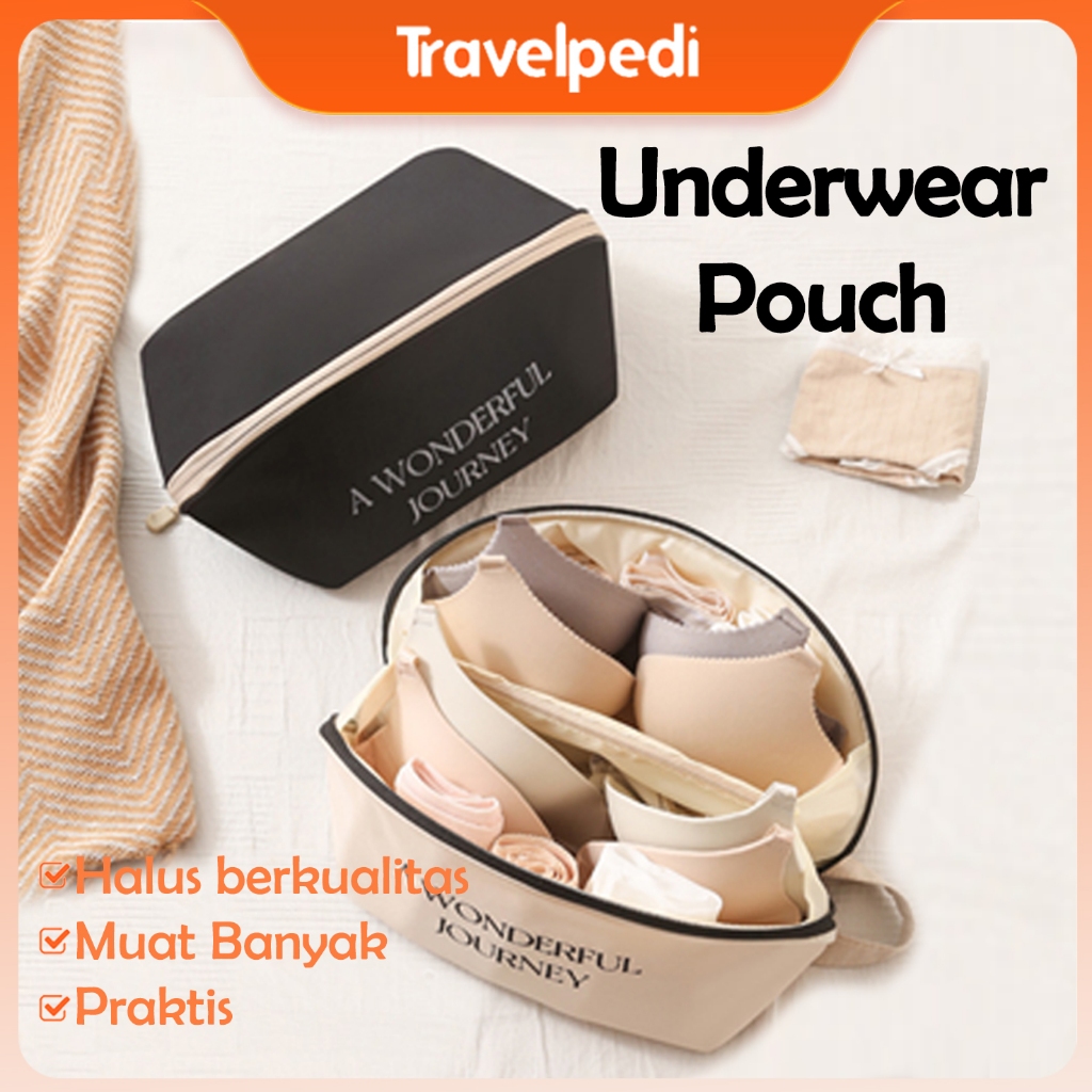 Korean Tas Penyimpanan Bra Pakaian Dalam Berkualitas Muat Banyak Besar Pouch Storage Bag For Traveli
