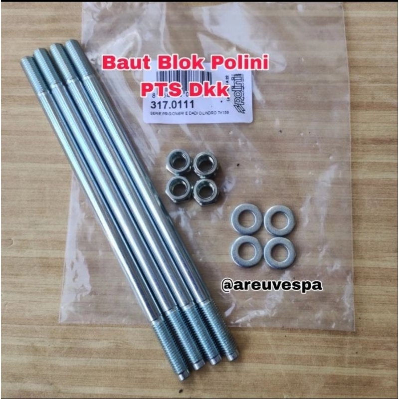Baut Blok POLINI Italy utk Smallframe Pts dkk