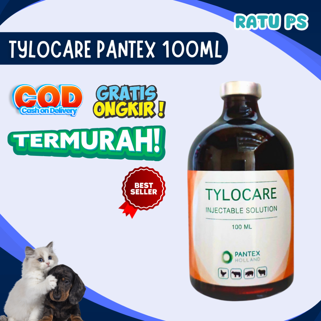 Tylocare Pantex Holland 100 ml - Pantex Holland Tylocare - Tylosin 200 mg 100 ml