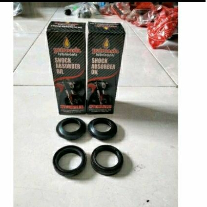 seal shock depan +seal debu +oli shock vixion
