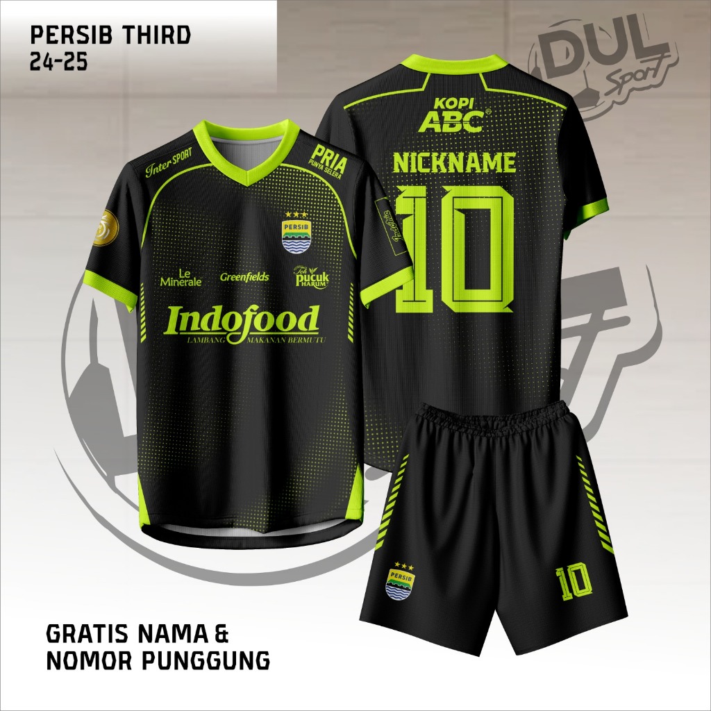 Jersey Persib Bandung Third Hitam 24/25