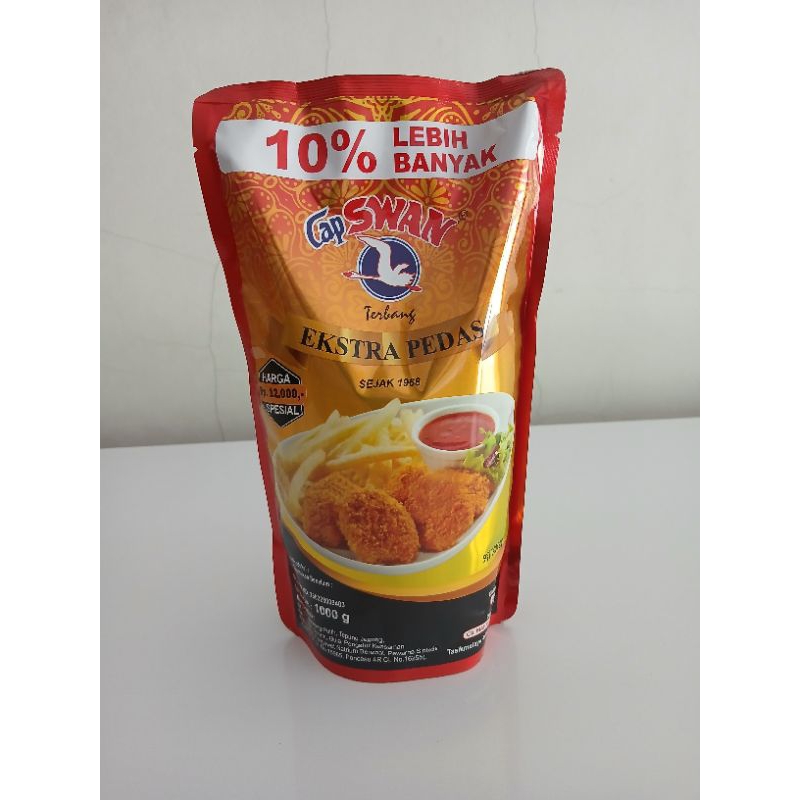 

saos ekstra pedas cap swan terbang - saus extra pedas 1kg