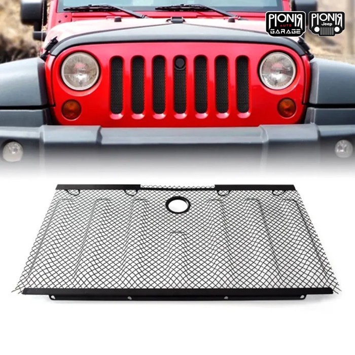 Mesh Grille Jeep JK Pelindung Radiator Jeep JK Mesh Grille Jeep Wrangler JK  2007 - 2017