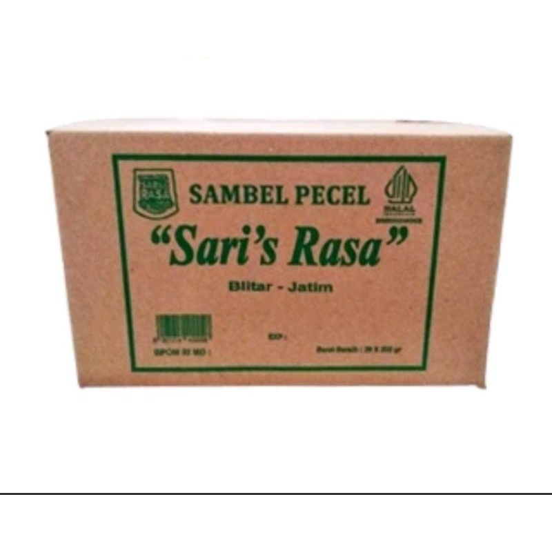 

1 Karton Sambal Bumbu Pecel Sari Rasa / Bumbu Gado-Gado (20 x 200gr)