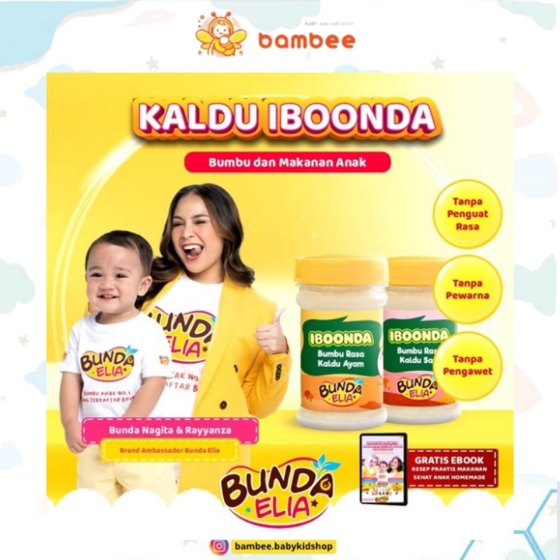 

Iboonda by Bumbu Bunda Elia Bumbu Kaldu Rasa Kaldu Teri,Kaldu Ceker Ayam,Kaldu Sapi,Kaldu Jamur/ IBOONDA Kaldu Keluarga dan Anak Tanpa Penguat Rasa Tanpa Pengawet Tanpa Pewarna