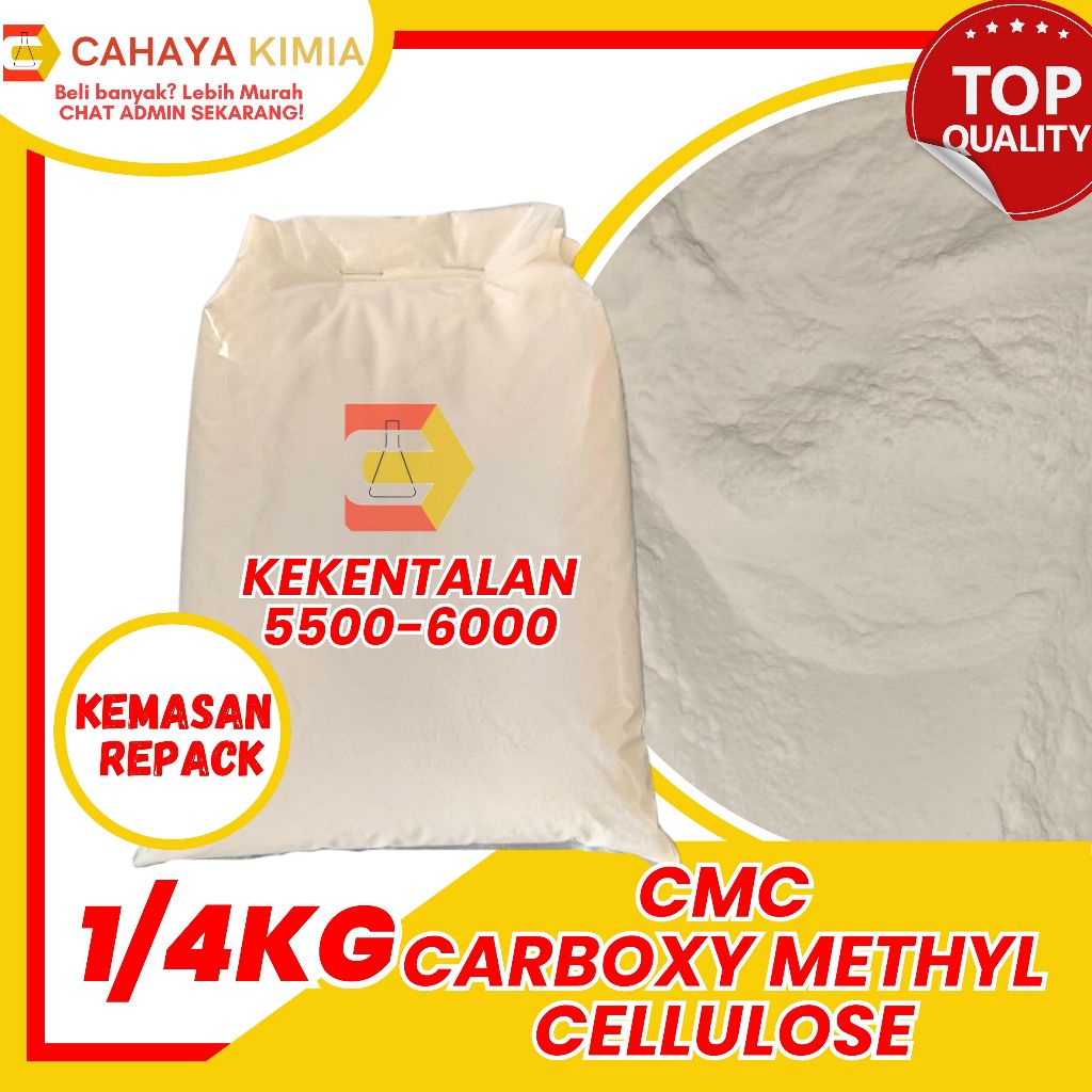 

CMC Wealthy/ Carboxymethyl Cellulose Food Grade/ 1/4 Kg (250 g) ex RRC