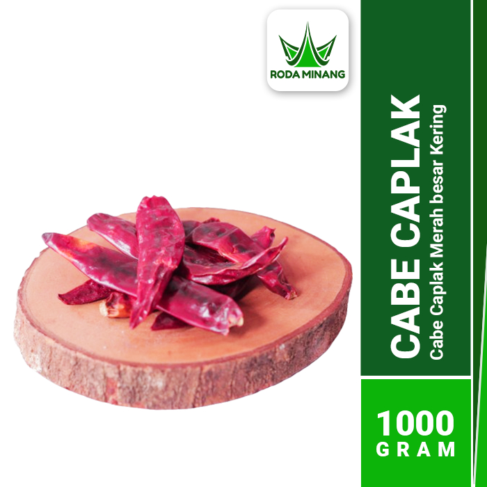 

Cabe Caplak Kering Merah Besar Sanam Impor Cabai Petik TW Masak Super Premium - 1 Kg