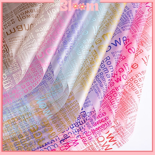 

20 Lembar Kertas Bucket Bunga Cellophane Wrapping Paper Bening Bouquet Florist KB6098
