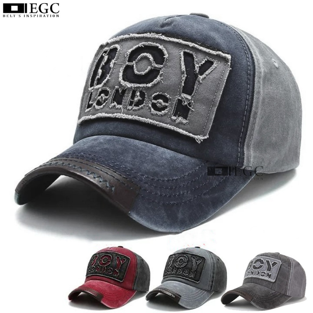 TOPI (BOY LONDON) VINTAGE TOPI BASEBALL HAT CASUAL SPORT PRIA WANITA - HB-10