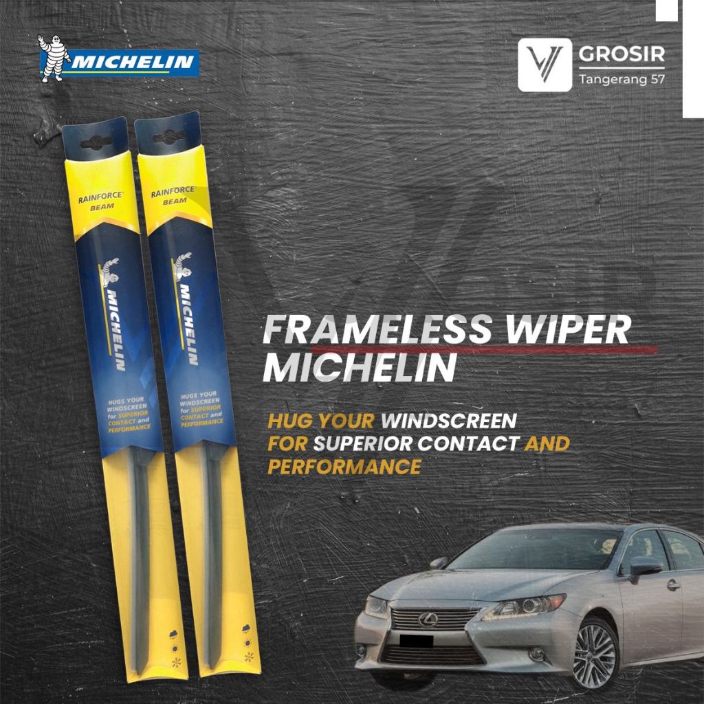 Michelin Beam Frameless Wiper LEXUS ES300h XV60 2013-2018 Z33