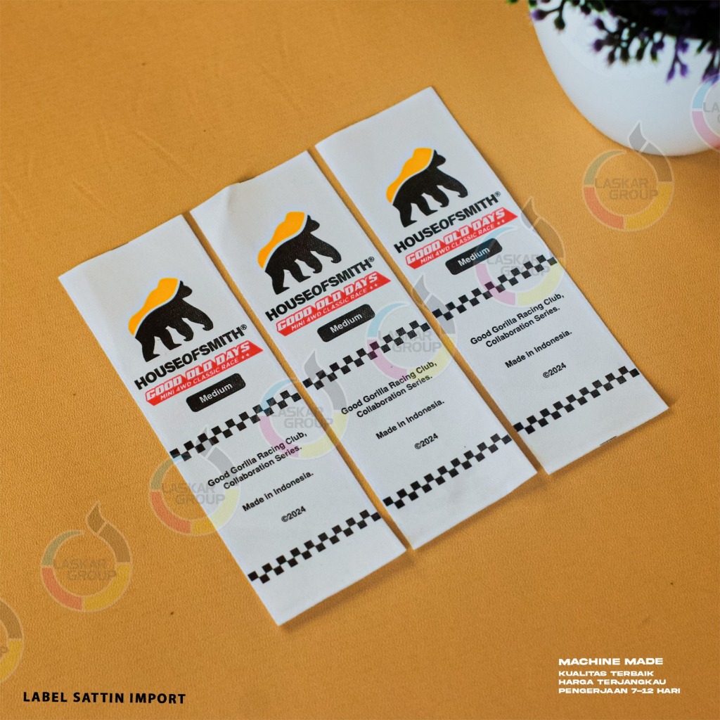 

Label Satin Premium, Label Satin Custom, Label Satin printing