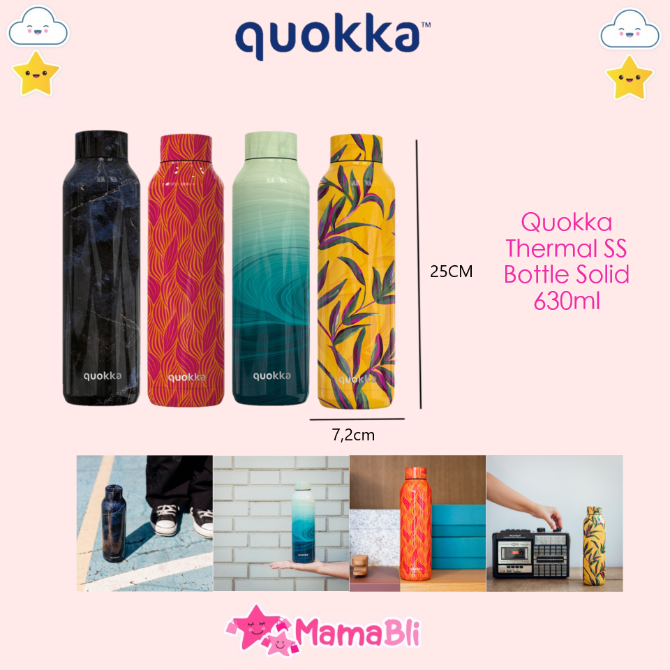 Quokka Thermal SS Bottle Solid 630ml / Botol Minum Tahan Panas Dingin / Thermos Quokka / Botol Air