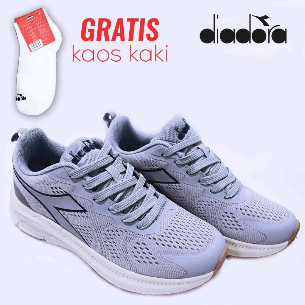 Sepatu Running Diadora Maco Grey