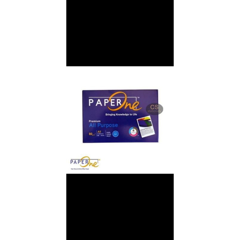 

Kertas HVS PUTIH A5 80 Grm Paperone