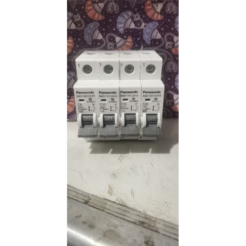 mcb panasonic 6a barang 100%bagus