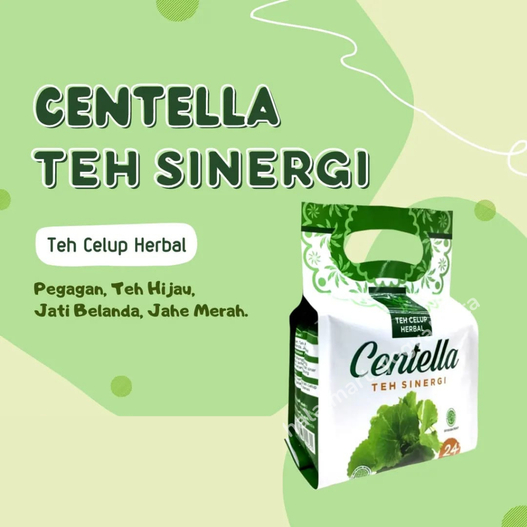 

SUMBER ANTIOKSIDAN- CENTELLA TEH SINERGI TEH CELUP HERBAL