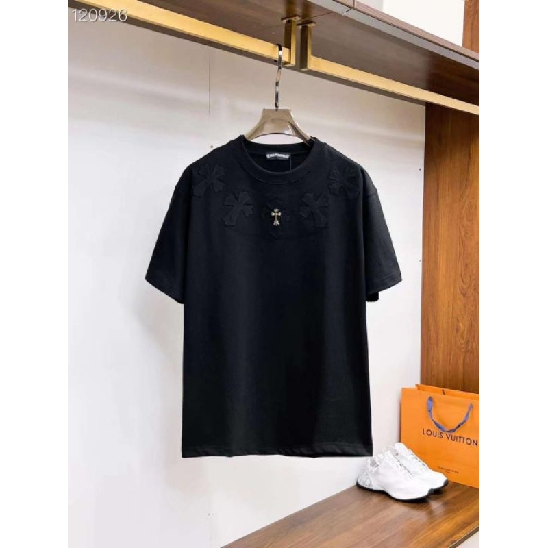 Baju Kaos Branded Chrome Hearts Pria