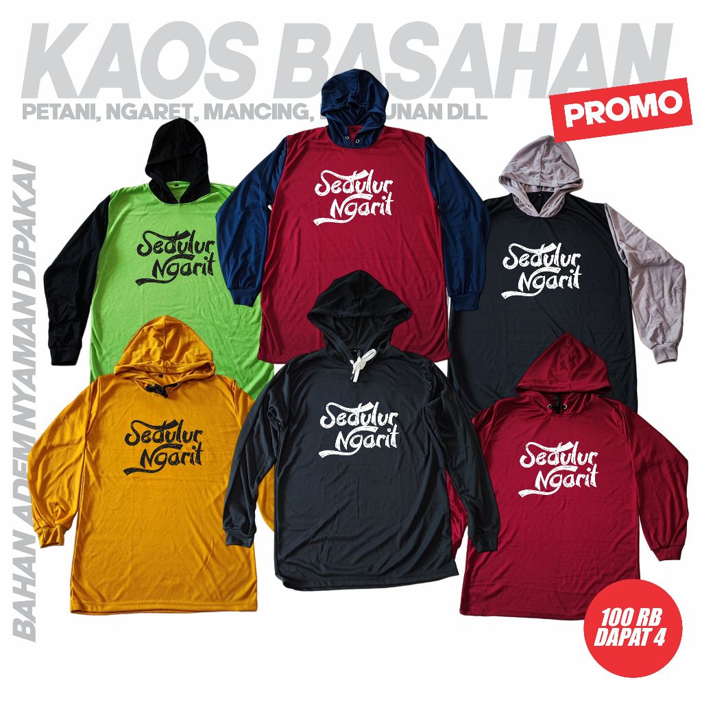 KAOS BASAHAN S7 NGARET NGARIT PETANI MANCING PEKERJA NON STOP PEJUANG RUPIAH KAOS TANI REGULER JUMBO