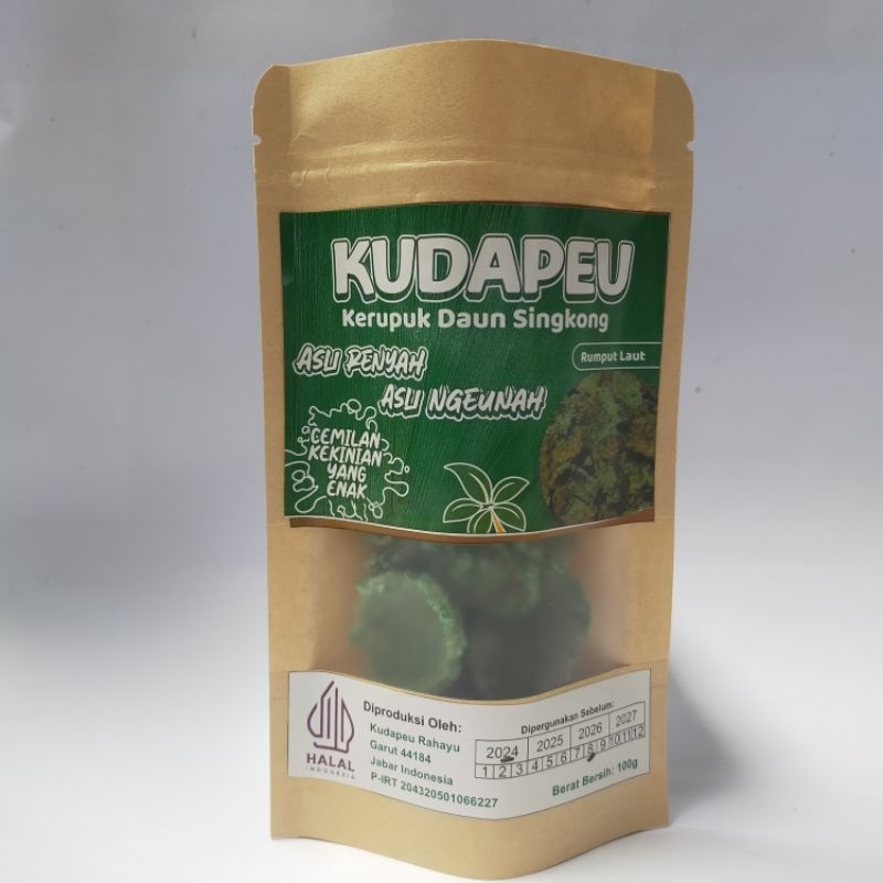 

Kudapeu kecil rasa rumput laut