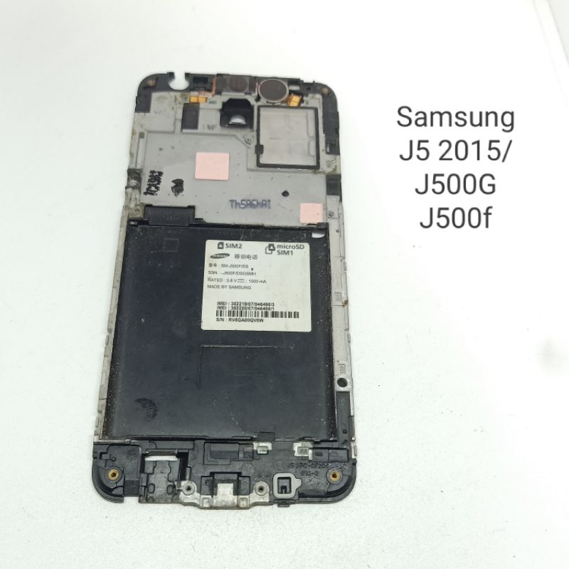 Frame tatakan lcd Samsung J5 2015 J500 J500G J500F Original Copotan
