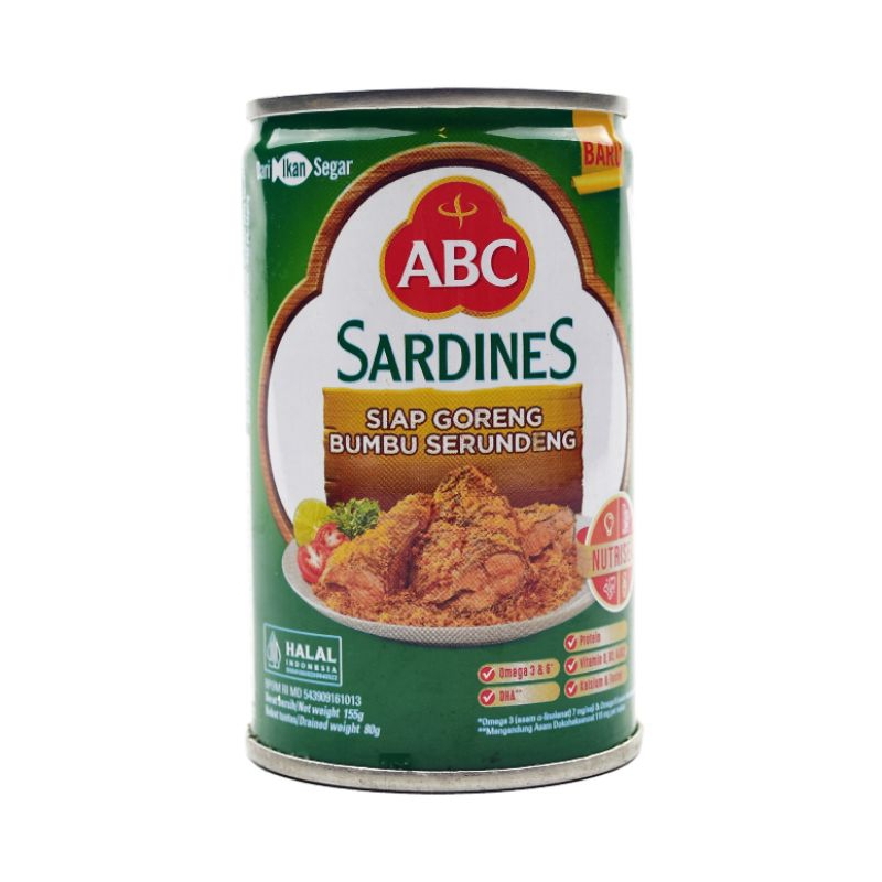 

Sarden ABC Serundeng 155gr ABC Sarden Serundeng