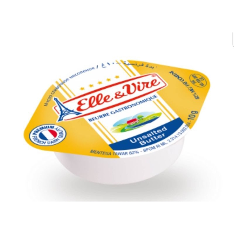 

BUTTER ELLE &VIRE UNSALTED 1 CUP 10GR