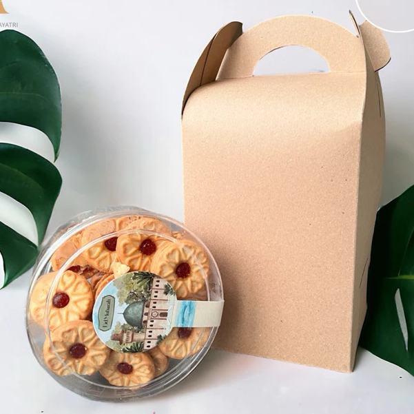 

(10pcs) gable box kemasan makanan box toples 3 tumpuk hampers box box toples kue