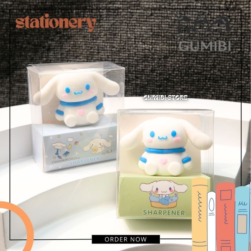 

RAUTAN MINIATUR CINNAMOROL SERUTAN PENSIL BONEKA CINNAMOROL SANRIO OROTAN 3D SANRIO LUCU TERMURAH